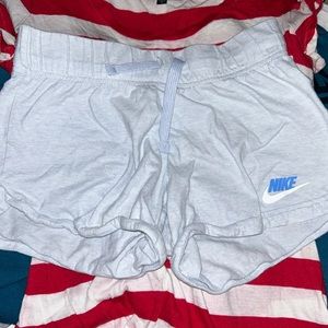 blue nike shorts